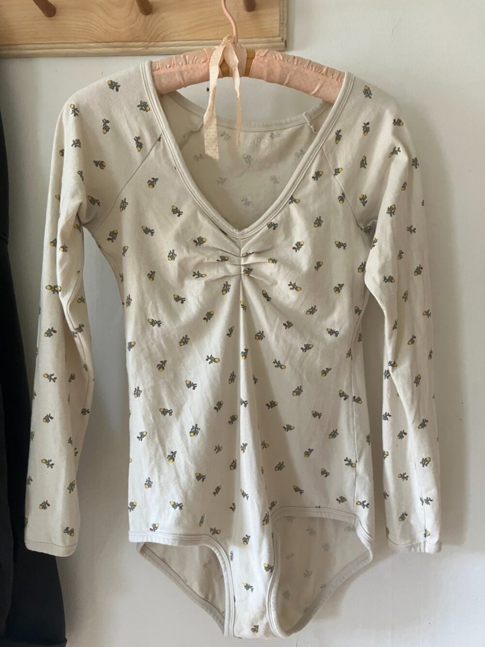 Shop ARQ Paloma Leo Long-Sleeve Bodysuit Size Large